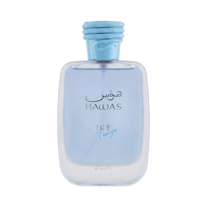Rasasi Hawas Ice Freeze Eau de Parfum 100ml perfume bottle