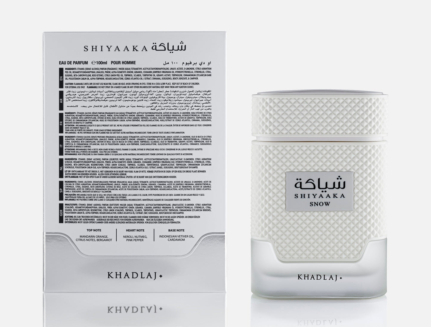 Khadlaj Shiyaaka Snow Eau De Parfum For Men